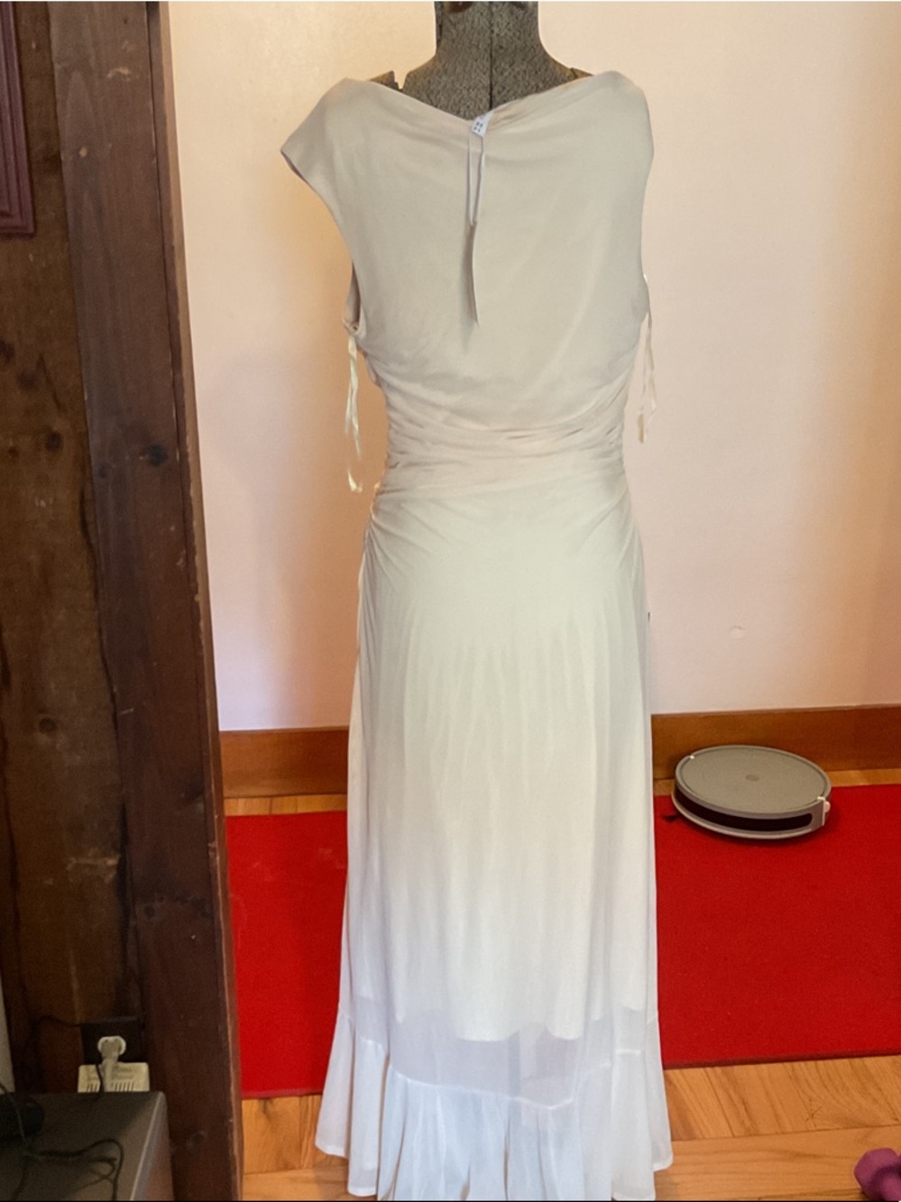 Selfie Leslie Light Yellow One-Shoulder Ruched Maxi Dress - Picture 3 of 3